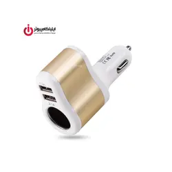 شارژر فندکی چند کاره دو پورت USB هوکو مدل UC206 - ایلیا کامپیوتر