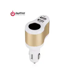 شارژر فندکی چند کاره دو پورت USB هوکو مدل UC206 - ایلیا کامپیوتر