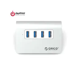 هاب ارگونومیک آداپتوری چهار پورت USB3.0 برند اوریکو مدل M3H4-V1-PRO - ایلیا کامپیوتر