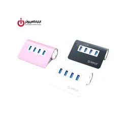 هاب ارگونومیک آداپتوری چهار پورت USB3.0 برند اوریکو مدل M3H4-V1-PRO - ایلیا کامپیوتر
