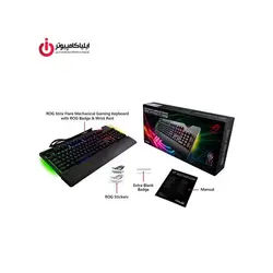 کیبورد مکانیکی مخصوص بازی ایسوس مدل ROG STRIX FLARE - ایلیا کامپیوتر