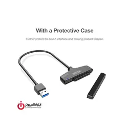 کابل مبدل هارد 2.5 اینچ SATA6G به USB3.0 برند Unitek مدل Y-1096 - ایلیا کامپیوتر