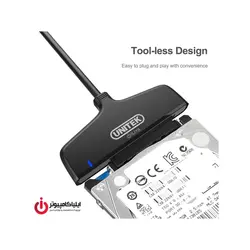 کابل مبدل هارد 2.5 اینچ SATA6G به USB3.0 برند Unitek مدل Y-1096 - ایلیا کامپیوتر