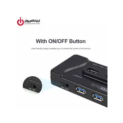 هاب و شارژر USB3.0 هفت پورت یونیتک مدل Y-3172 - ایلیا کامپیوتر