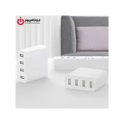 شارژر سریع چهار پورت دیواری شیائومی مدل CDQ01ZM - ایلیا کامپیوتر