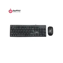 کیبورد و ماوس USB هویت مدل HV-KB614CM - ایلیا کامپیوتر