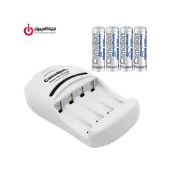 شارژر باتری کملیون مدل BC-1007 همراه 4 عدد باتری 2300mAh قابل شارژ - ایلیا کامپیوتر