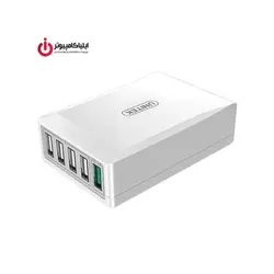 هاب شارژر 5 پورت هوشمند USB شارژ سریع QC3.0 یونیتک مدل Y-P545 - ایلیا کامپیوتر