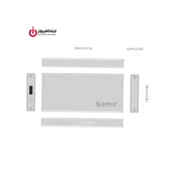 باکس هارد دیسک M-Sata با رابط Type-C اوریکو مدل MSA-UC3 - ایلیا کامپیوتر