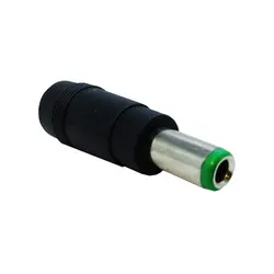 تبدیل کانکتور فیش آداپتور برق مدل B سبز - ایلیا کامپیوتر