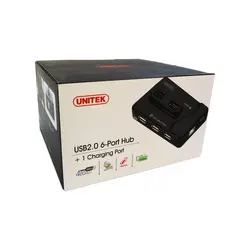 هاب USB شش پورت با قابلیت شارژ یونیتک مدل Y-2072 - ایلیا کامپیوتر