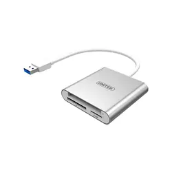 کارت خوان USB3.0 با آداپتور USB نوع C یونیتک مدل Y-9313D - ایلیا کامپیوتر