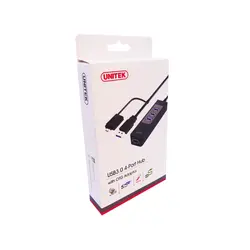 هاب USB2.0 چهار پورت یونیتک مدل Y-2146 - ایلیا کامپیوتر