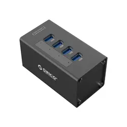 هاب چهار پورت USB3.0 همراه با آداپتور برند اوریکو مدل A3H4 - ایلیا کامپیوتر