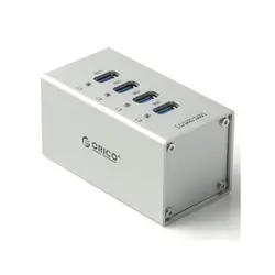 هاب چهار پورت USB3.0 همراه با آداپتور برند اوریکو مدل A3H4 - ایلیا کامپیوتر