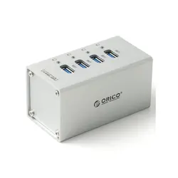 هاب چهار پورت USB3.0 همراه با آداپتور برند اوریکو مدل A3H4 - ایلیا کامپیوتر
