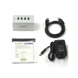 هاب چهار پورت USB3.0 همراه با آداپتور برند اوریکو مدل A3H4 - ایلیا کامپیوتر
