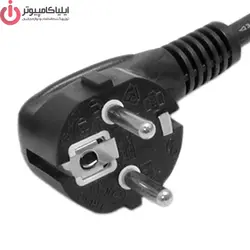 کابل برق سه پین منبع تغذیه لپ تاپ ایلون مدل EU-C5 طول 1.5 متر - ایلیا کامپیوتر