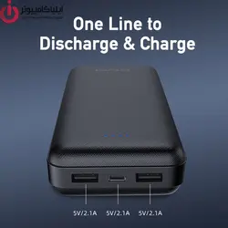 پاوربانک اوی مدل P6K ظرفیت 20000 میلی آمپر ساعت - ایلیا کامپیوتر