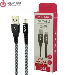 کابل تبدیل USB به MicroUSB تسکو مدل TC A104 طول 1 متر - ایلیا کامپیوتر