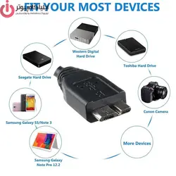 کابل هارد USB3.0 تی سی تراست مدل TC-U3CM12 طول 1.2 متر - ایلیا کامپیوتر