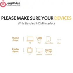 کابل HDMI یوگرین مدل ED015*70159 طول 2 متر V2.0 - ایلیا کامپیوتر