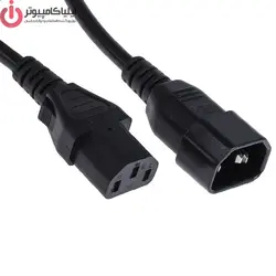 کابل برق کیس Back To Back تی سی تراست مدل TC-MPCB18 C13-C14 طول 1.8 متر - ایلیا کامپیوتر