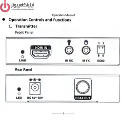 توسعه دهنده تصویر HDMI مدل FARANET FN-C100 - ایلیا کامپیوتر