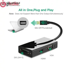 مبدل Mini Display Port به HDMI/DVI/VGA مدل UGREEN MD114-20418 - ایلیا کامپیوتر