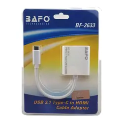 مبدل USB Type-C به HDMI بافو مدل BAFO BF-2633 - ایلیا کامپیوتر