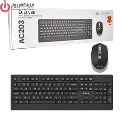 کیبورد و موس وایرلس آئولا مدل AC203 - ایلیا کامپیوتر