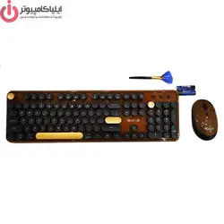 کیبورد و موس وایرلس آئولا مدل AC306 - ایلیا کامپیوتر
