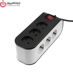 چند راهی برق پارت الکتریک کد PE5142 - ایلیا کامپیوتر