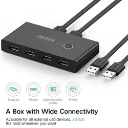 هاب سوئیچ 4 پورت پرینتر یوگرین مدل US216-30768 - ایلیا کامپیوتر
