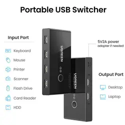 هاب سوئیچ 4 پورت پرینتر یوگرین مدل US216-30768 - ایلیا کامپیوتر