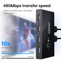 هاب سوئیچ 4 پورت پرینتر یوگرین مدل US216-30768 - ایلیا کامپیوتر