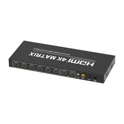 سوئیچ ماتریکس 6 در 2 HDMI با قابلیت 3D و رزولوشن 4K برند تراست مدل TC-HMX-62 - ایلیا کامپیوتر