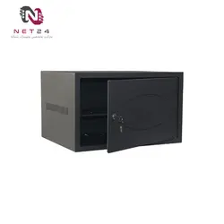 رک دیواری آلترو 6 یونیت عمق 40 درب فلزی+سینی+پاور Altro AS640B123AltroPlus AS640B123 6 Unit Depth 40 Wall Rack