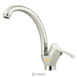 ست 5 تکه شیرآلات فیروزه مدل مهرسان کروم