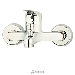 ست 5 تکه شیرآلات فیروزه مدل مهرسان کروم