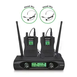 میکروفون بی سیم هدمیک یقه ای ام پرو مدل MPRO UHF-762BB
