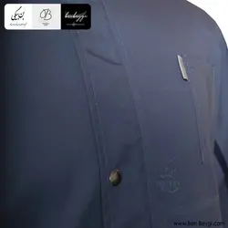 کاپشن شلوار کار مردانه قاپک دار دو جیب درب دار یقه ایستاده رنگ طوسی کد 26643