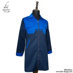مانتو شلوار کار زنانه پارچه کجراه رنگ سرمه ای خرج کار آبی نوار دوزی قد 95 کد 23799