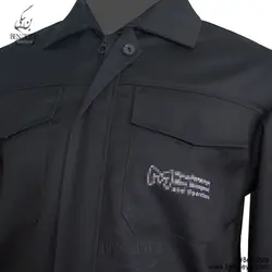 کاپشن کار مردانه مدل یقه دار  با قاپک رنگ مشکی کد 23526