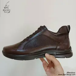 کفش مردانه اداری جنس چرمی مدل نیم بوت اسپرت WAR جنس زیره پی یو (زیره طبی) کد GH-23274