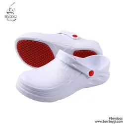 کفش رستورانی و آشپزی رنگ سفید پشت باز کد 21856