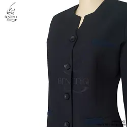 مانتو شلوار اداری قد 100 پارچه فیونا پیش 5 دکمه سرآستین سه دکمه مدل سه جیب فیلتاب سه رنگ طوسی مشکی سرمه ای کد 18736