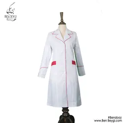 مانتو کار سفید قرمز یقه انگلیسی  مغزی دوزی کد 16888