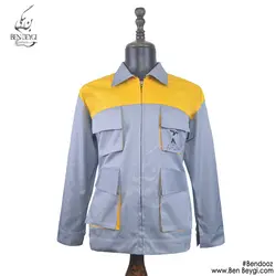 کاپشن شلوار کار مهندسی بوفالو طوسی زرد کد 16447