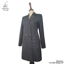 مانتو شلوار اداری دیپلمات یقه انگلیسی روهمگرد دار قد 85 کد 16289